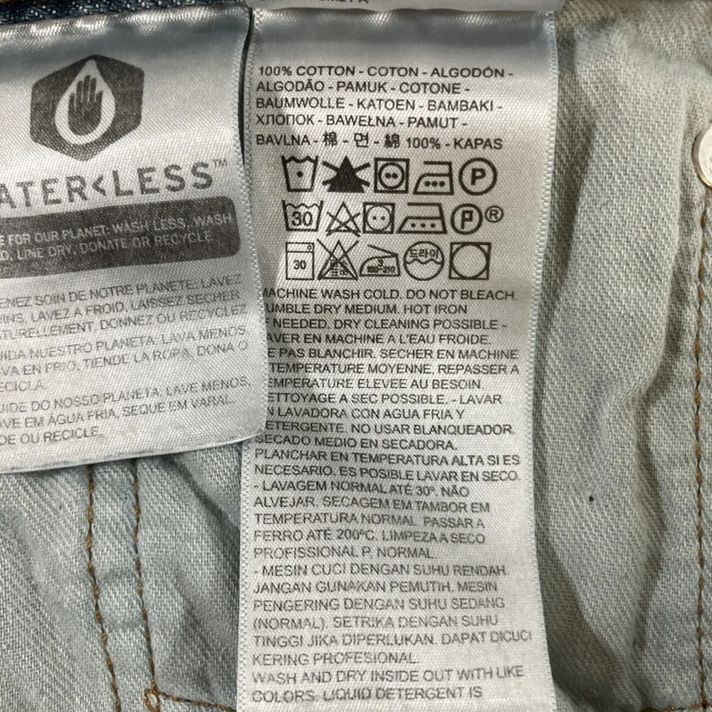 Levis 559 Jeans Mens 38x36 Blue Medium Wash Relaxed Straight Denim